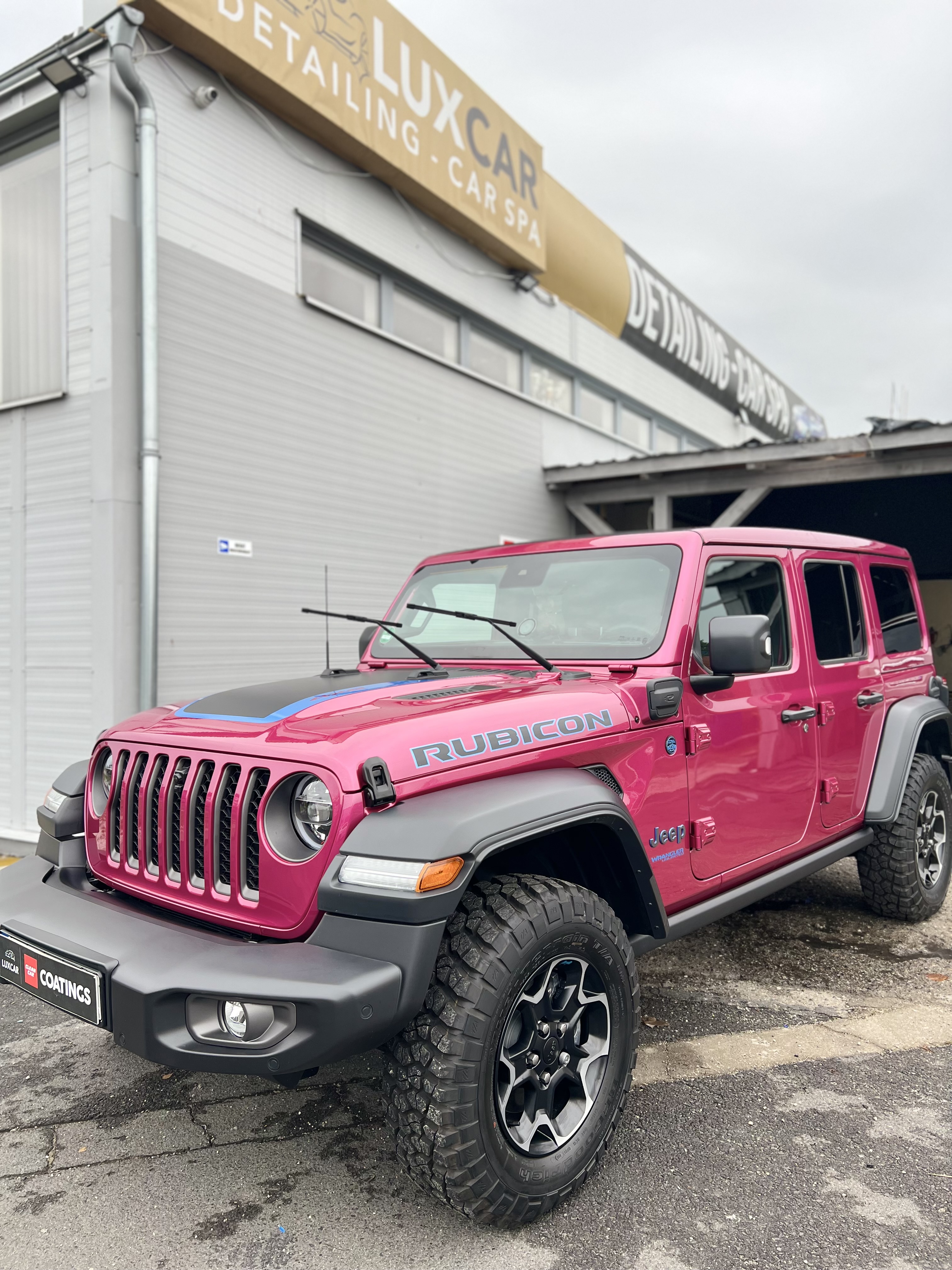 Jeep Wrangler Rubicon po zabezpieczeniu folią PPF w Lux Car Detailing